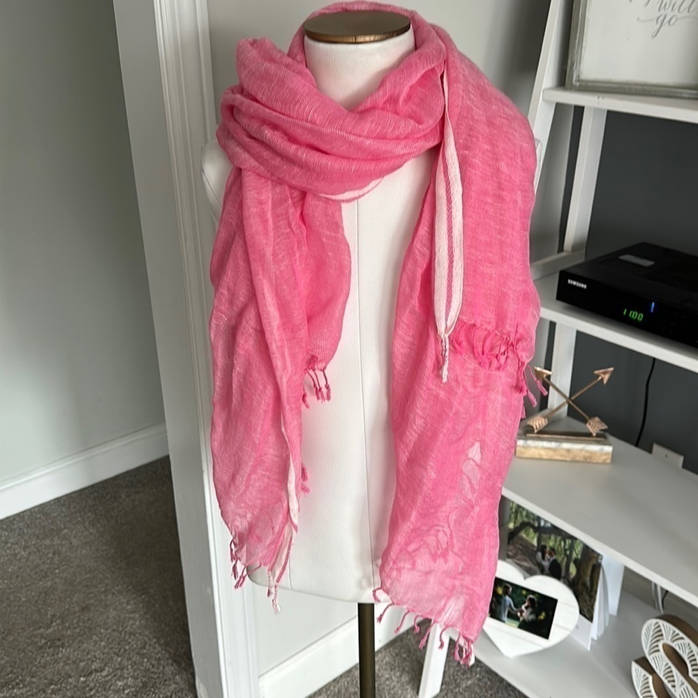PINK Wide Scarf